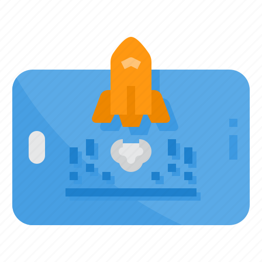 Interface, launch, rocket, smartphone, transportation icon - Download on Iconfinder