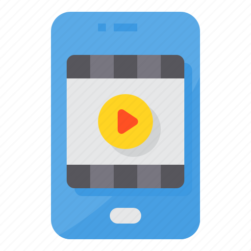 Entertainment, player, smartphone, streaming, technology, video icon - Download on Iconfinder