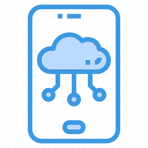 Cloud, computing, dowload, smartphone, technology icon - Download on Iconfinder