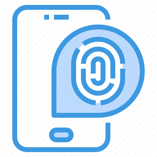 Fingerprint, scan, security, smartphone icon - Download on Iconfinder