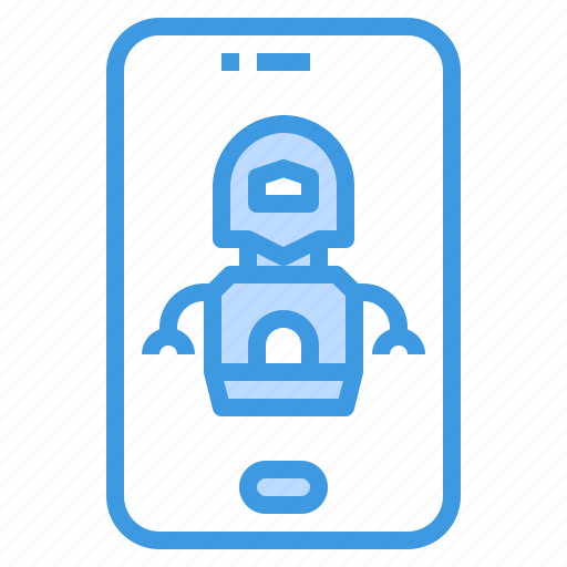 Artificial, automation, intelligence, robot, robotic, smartphone icon - Download on Iconfinder