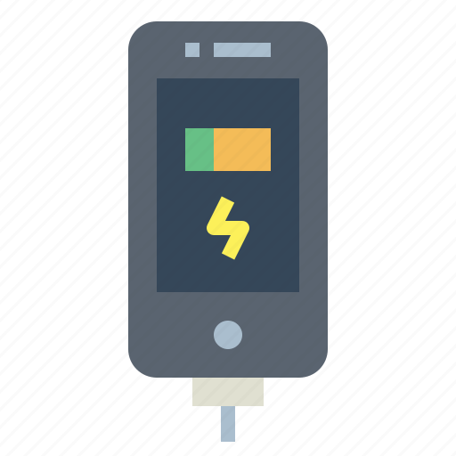 Battery, charge, phone, status icon - Download on Iconfinder