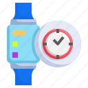 clock, smartwatch, digital, technology, time