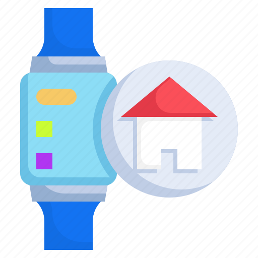 Home, smartwatch, digital, technology, house icon - Download on Iconfinder