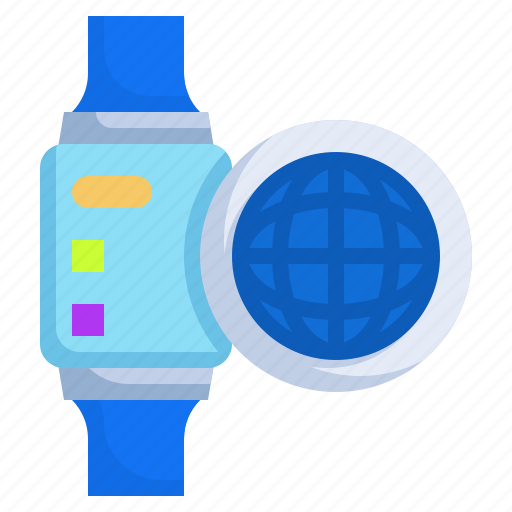 Internet, smartwatch, digital, technology, worldwide icon - Download on Iconfinder