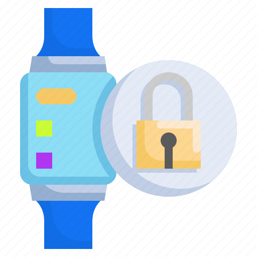 Lock, smartwatch, digital, technology, padlock icon - Download on Iconfinder
