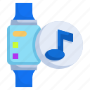 music, smartwatch, digital, technology, song