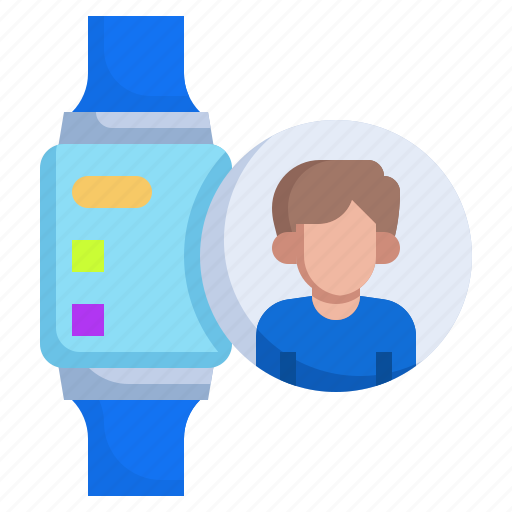 User, smartwatch, digital, technology, people icon - Download on Iconfinder