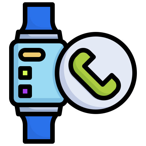 Call, smartwatch, digital, technology, phone icon - Free download