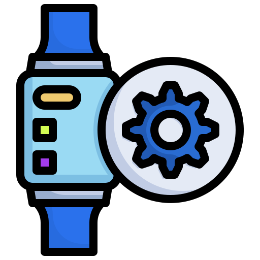 Setting, smartwatch, digital, technology, tool icon - Free download