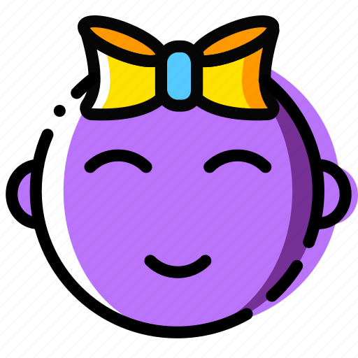 Baby, cartoony, child, girl, kid icon - Download on Iconfinder