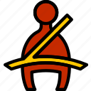 belt, car, part, seat, vehicle, warning