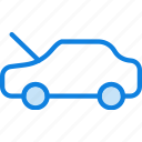 bonnet, car, open, part, vehicle