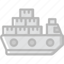 delivery, naval, shipping, transport