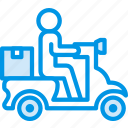 delivery, scooter, shipping, transport 