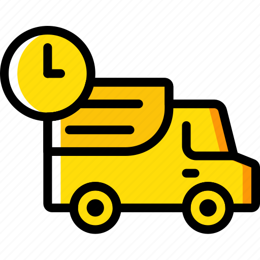 Deliver, delivery, in, shipping, time, transport icon - Download on Iconfinder