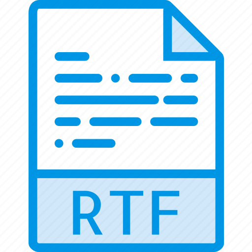 Data, document, extension, file, rtf icon - Download on Iconfinder