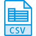 csv, data, document, extension, file 
