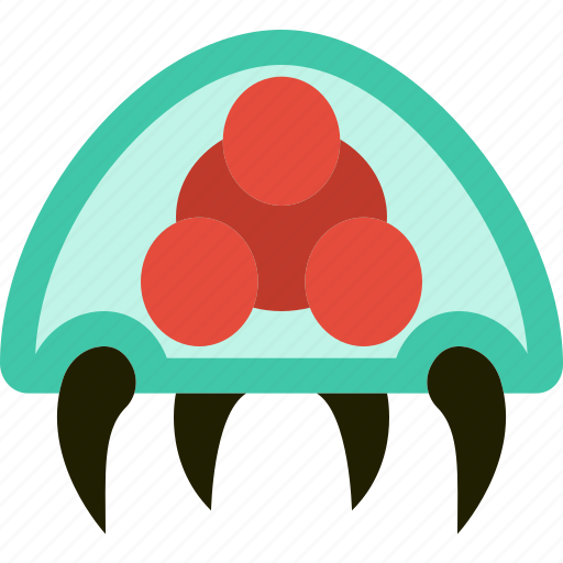 Game, gaming, metroid, monster, play, squid, symbiote icon - Download on Iconfinder