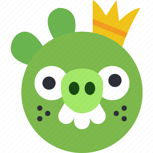 Angry, bird, game, gaming, king, pig, play icon - Download on Iconfinder