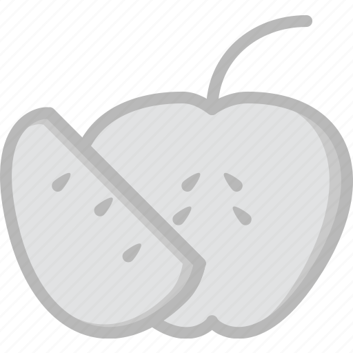 Apple, cooking, food, gastronomy, sliced icon - Download on Iconfinder