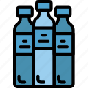 bottles, cooking, food, gastronomy, water 