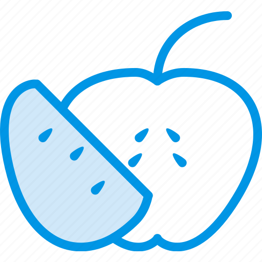 Apple, cooking, food, gastronomy, sliced icon - Download on Iconfinder