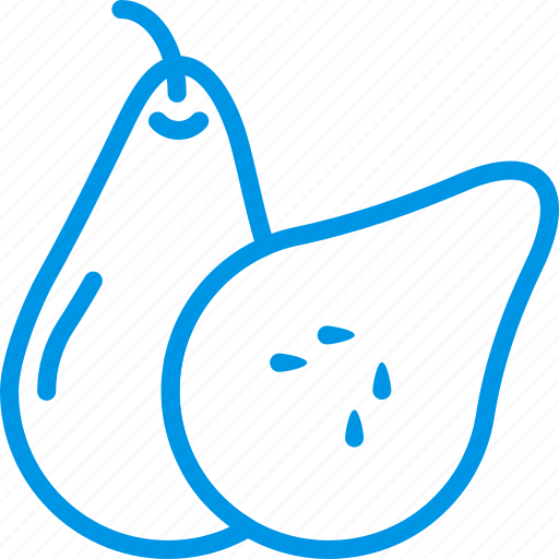 Cooking, food, gastronomy, pear, sliced icon - Download on Iconfinder