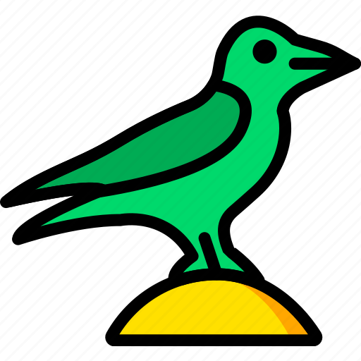 Holidays, raven, relax, visit icon - Download on Iconfinder