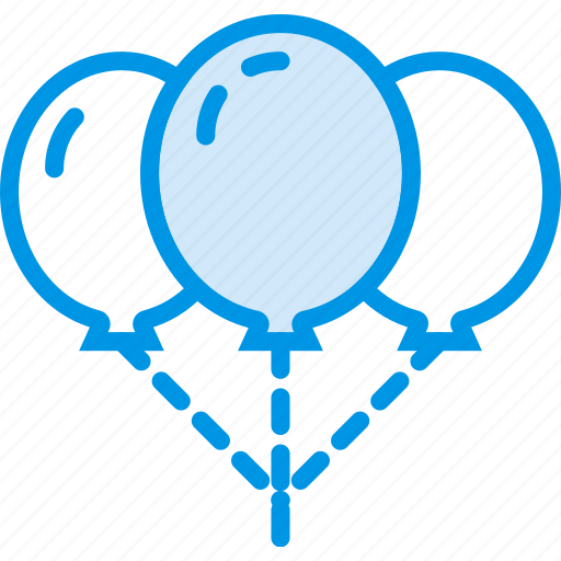Balloons, celebration, festivity, holiday, sky icon - Download on Iconfinder