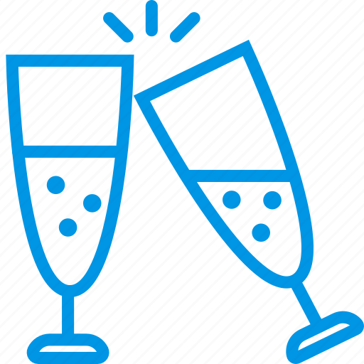 Celebration, champagne, festivity, glasses, holiday icon - Download on Iconfinder