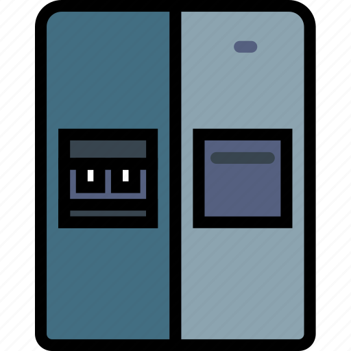 Belongings, door, fridge, furniture, households icon - Download on Iconfinder