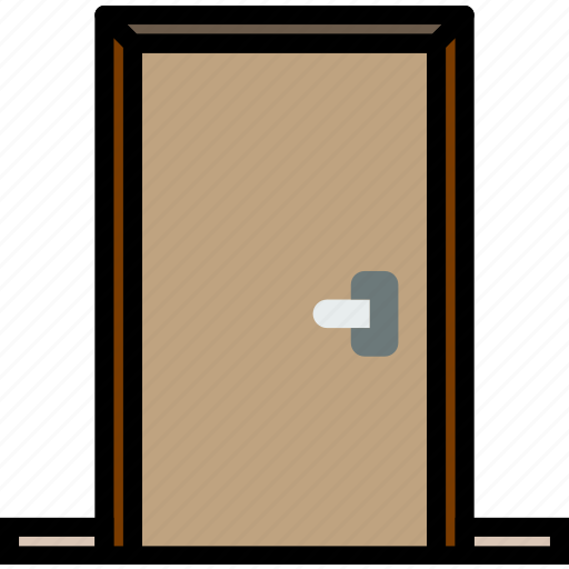 Belongings, door, furniture, households icon - Download on Iconfinder