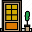 backdoor, belongings, furniture, households
