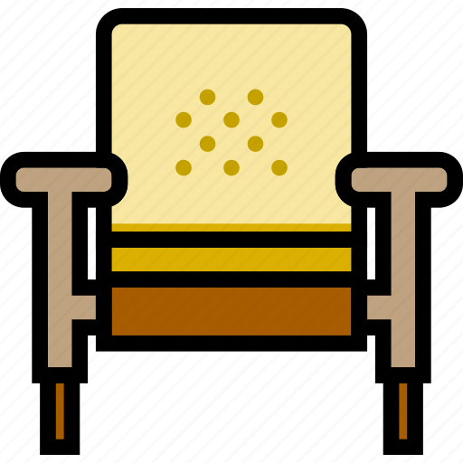 Armchair, belongings, furniture, households, vintage icon - Download on Iconfinder