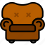 armchair, belongings, furniture, households, leather 