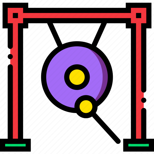 Gong, music, play, sound icon - Download on Iconfinder