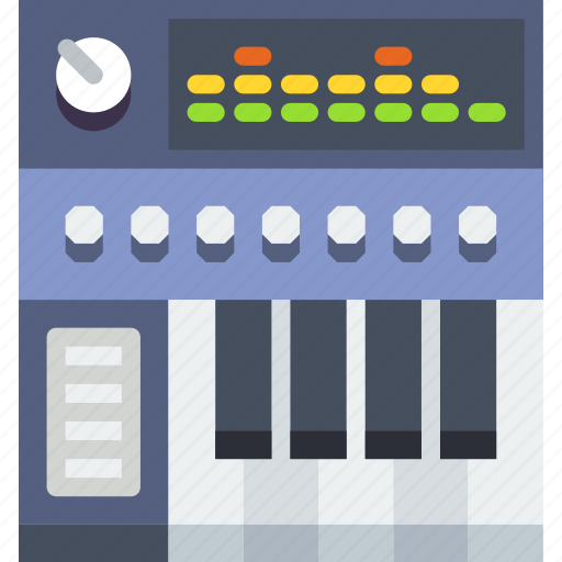 Controller, digital, looping, music, piano, sound, tune icon - Download on Iconfinder