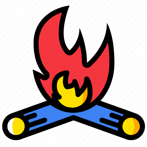 Campfire, forest, outdoor, wild icon - Download on Iconfinder