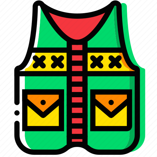 Fishing, forest, outdoor, vest, wild icon - Download on Iconfinder
