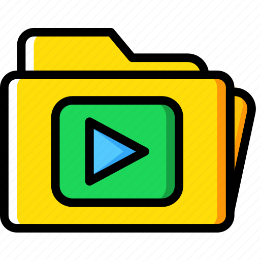 Clip, folder, photography, record, video icon - Download on Iconfinder