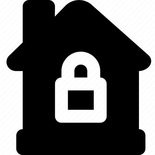 Estate, home, house, locked, property, real icon - Download on Iconfinder