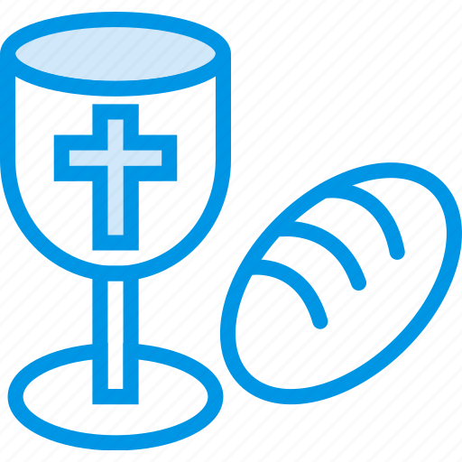Belief, bread, food, holy, religion, rite, wine icon - Download on Iconfinder