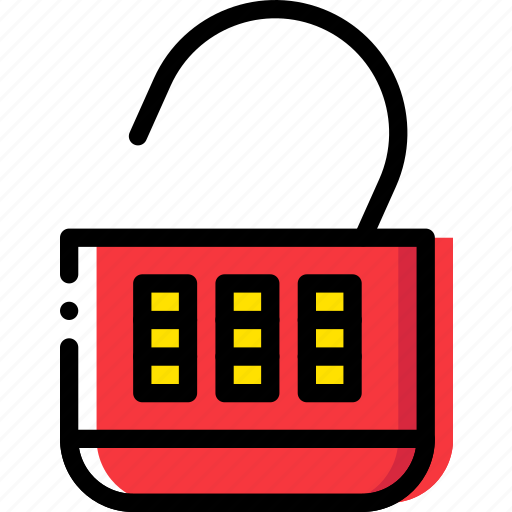 Combination, lock, open, safe, safety, security icon - Download on Iconfinder