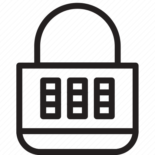 Closed, combination, lock, protection, security icon - Download on Iconfinder