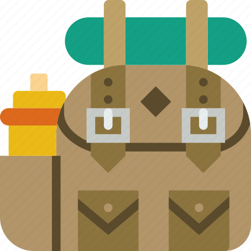 Backpack, camping, hiking, outdoor, survival icon - Download on Iconfinder