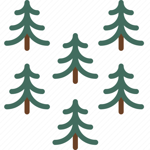 Camping, outdoor, pines, survival, trees, wood icon - Download on Iconfinder