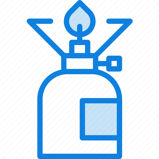 Camping, cooker, fire, gas, outdoor, survival icon - Download on Iconfinder