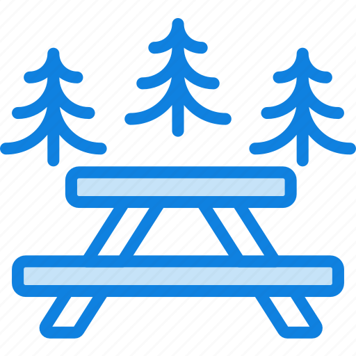 Area, camping, forest, nature, outdoor, picnic, survival icon - Download on Iconfinder