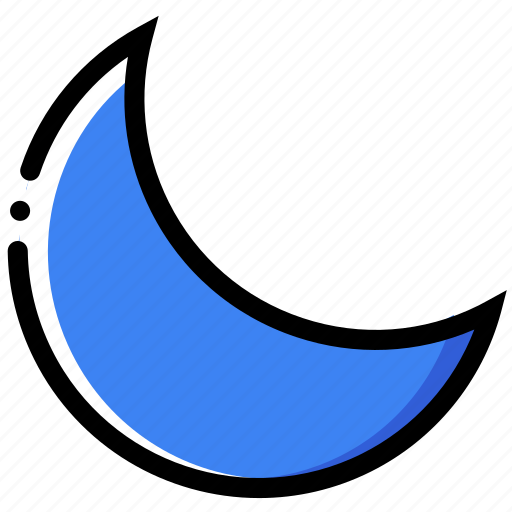 Climate, moon, precipitation, weather icon - Download on Iconfinder
